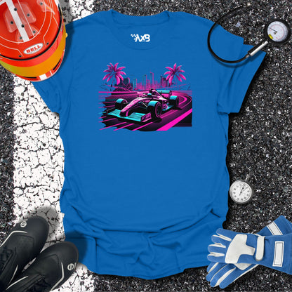 Neon Formula City T-Shirt – Miami Nights Edition