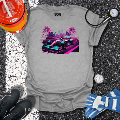 Neon Formula City T-Shirt – Miami Nights Edition