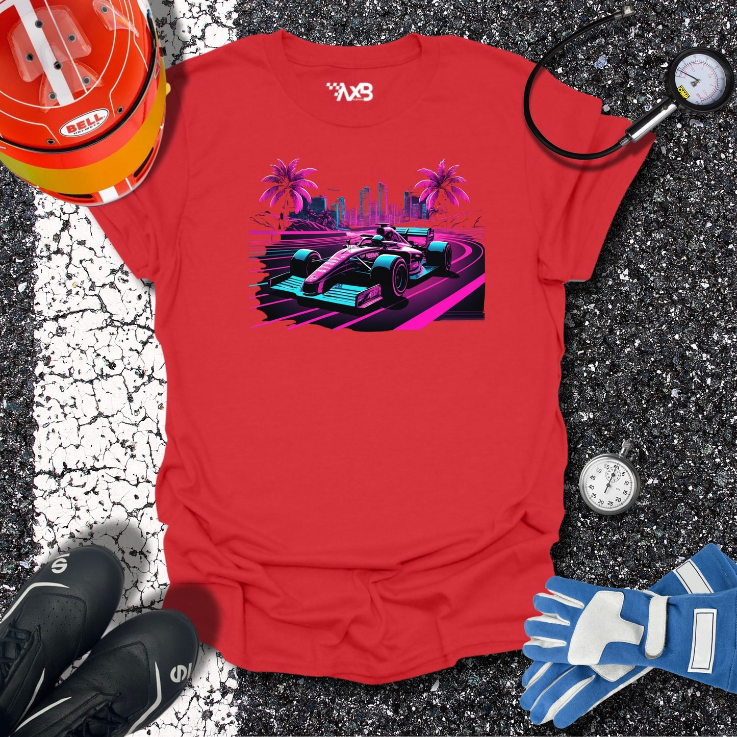 Neon Formula City T-Shirt – Miami Nights Edition