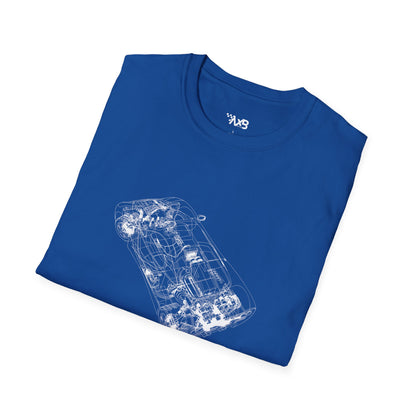 Supercar Blueprint T-Shirt