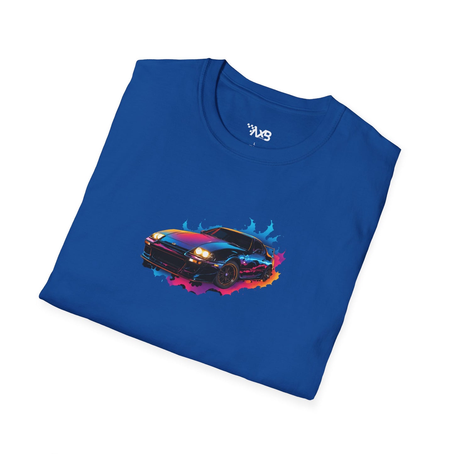 Neon Sports Car T-Shirt – Midnight Supra Edition