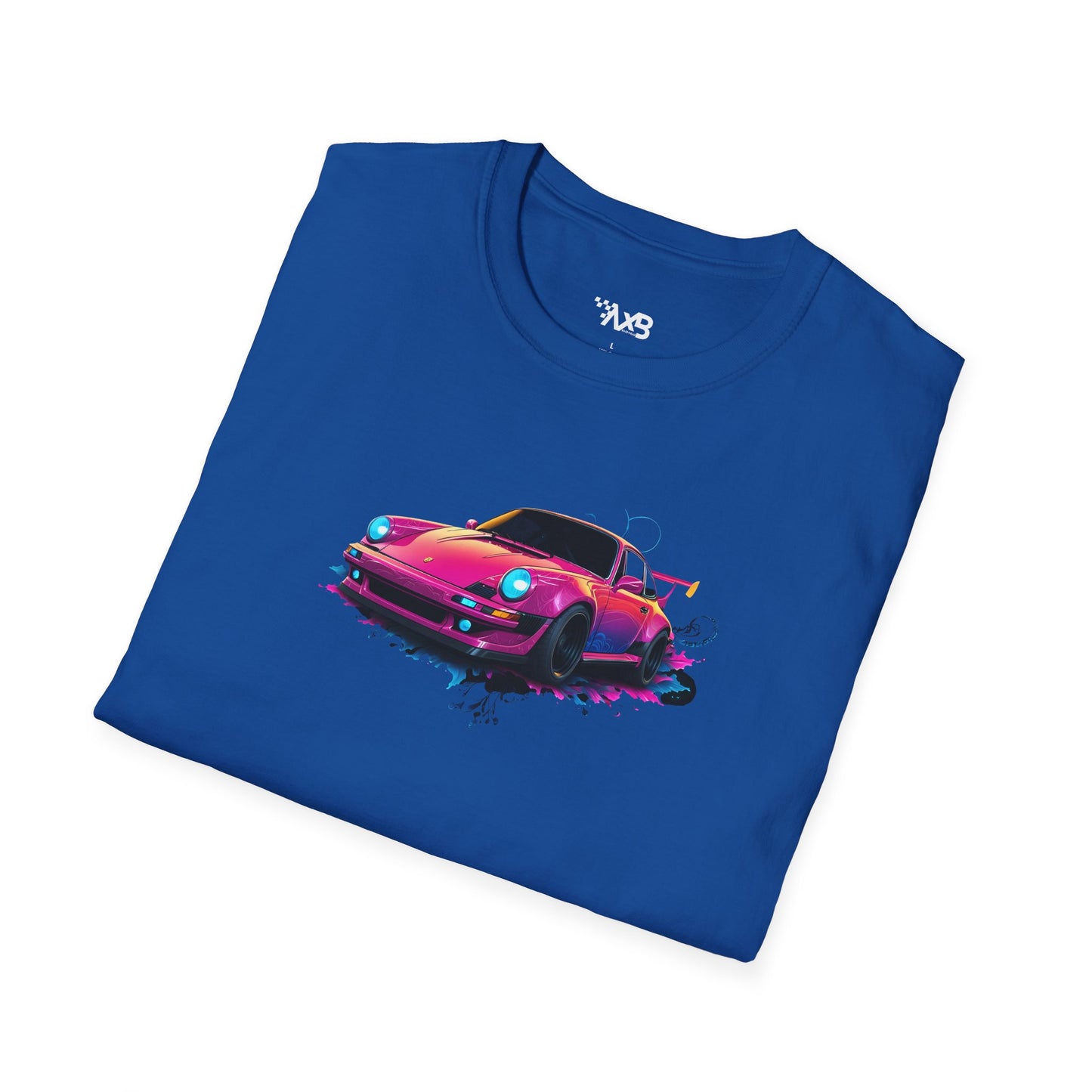 Pink Porsche T-Shirt – Neon Racer Edition