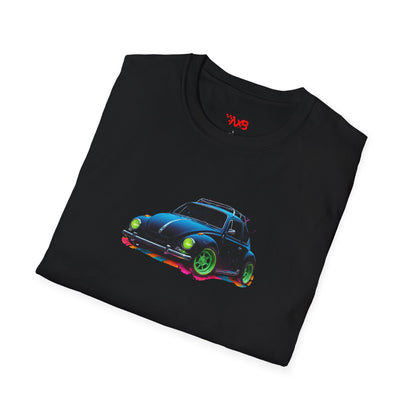 VW Beetle T-Shirt – Neon Vibes Edition